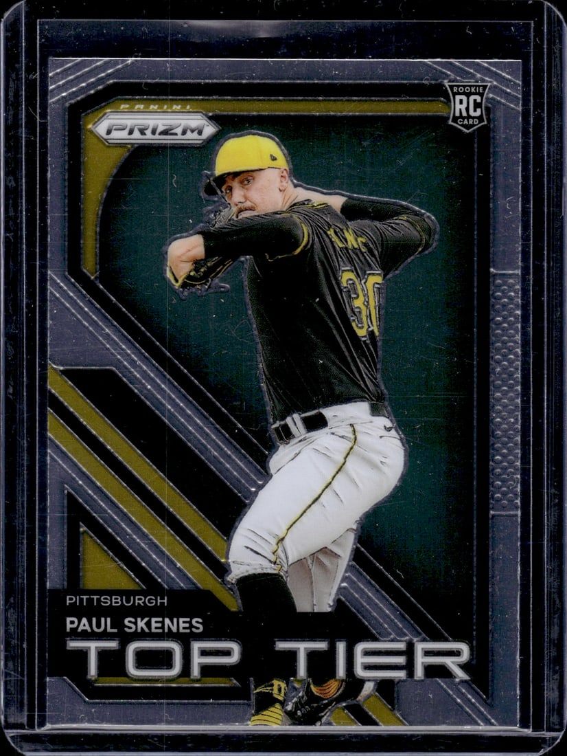 Paul Skenes Top Tier RC 2024 Panini Prizm #21: Paul Skenes Top Tier RC 2024 Panini Prizm #21