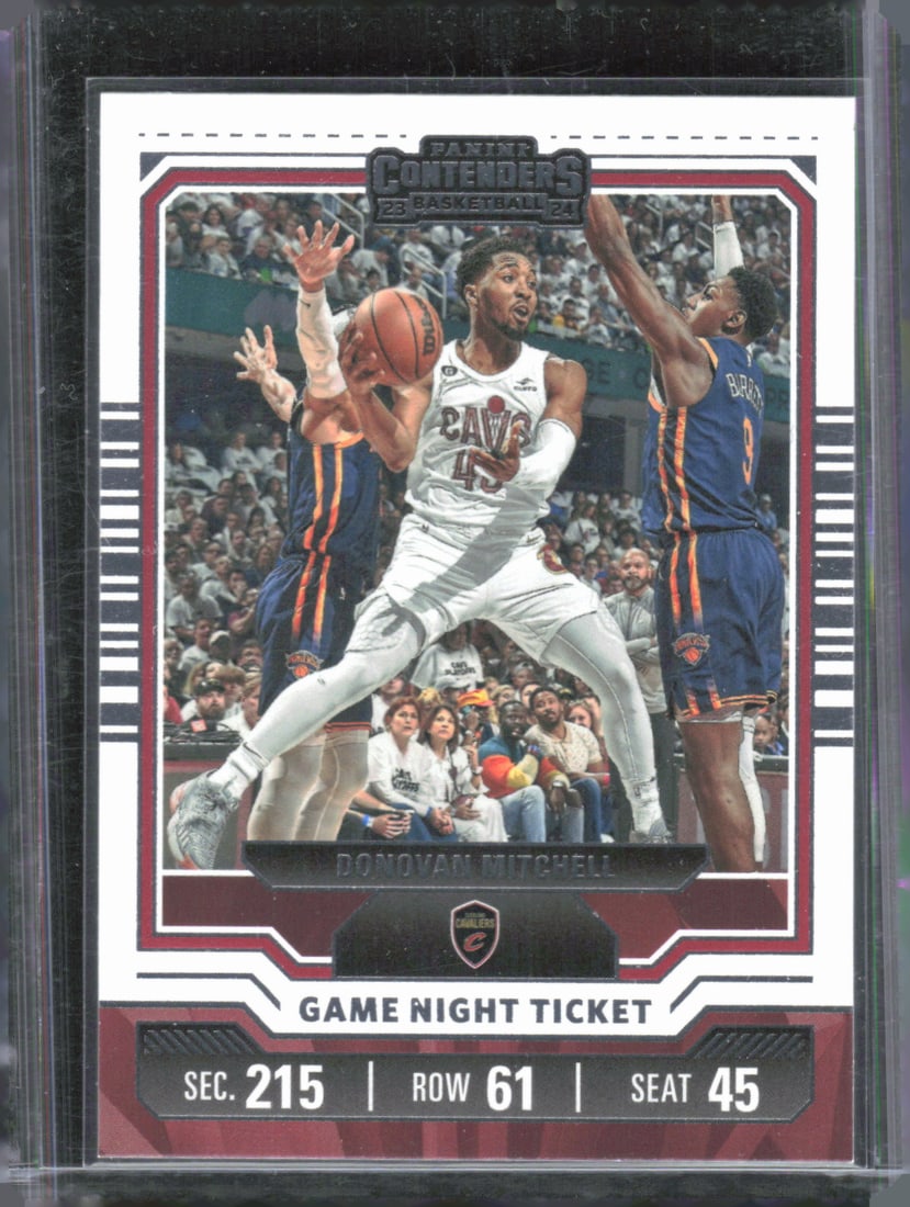 Donovan Mitchell Game Night Ticket 2023-24 Panini Contenders #19 (1 of 2)