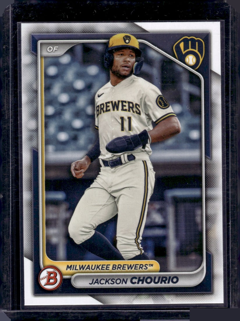 Jackson Chourio Paper Prospects 2024 Bowman #BP-140: Jackson Chourio Paper Prospects 2024 Bowman #BP-140