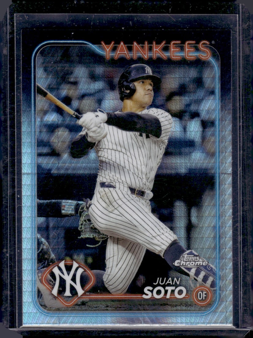Juan Soto Prism Refractor 2024 Topps Chrome #150 (1 of 2)