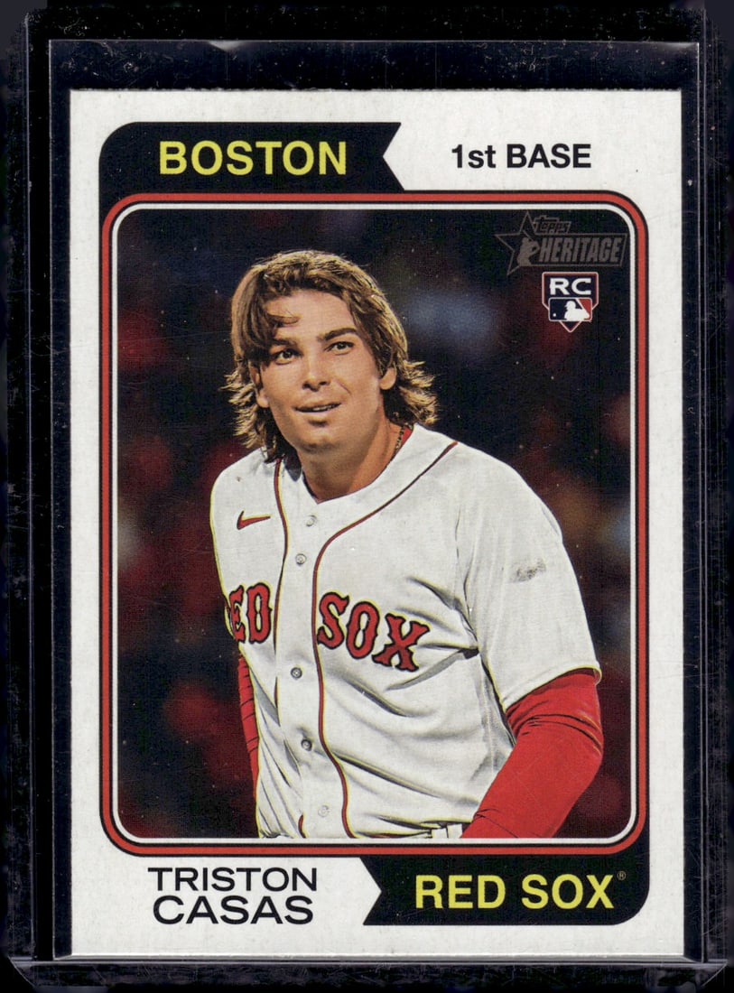 Triston Casas RC 2023 Topps Heritage #587: Triston Casas RC 2023 Topps Heritage #587