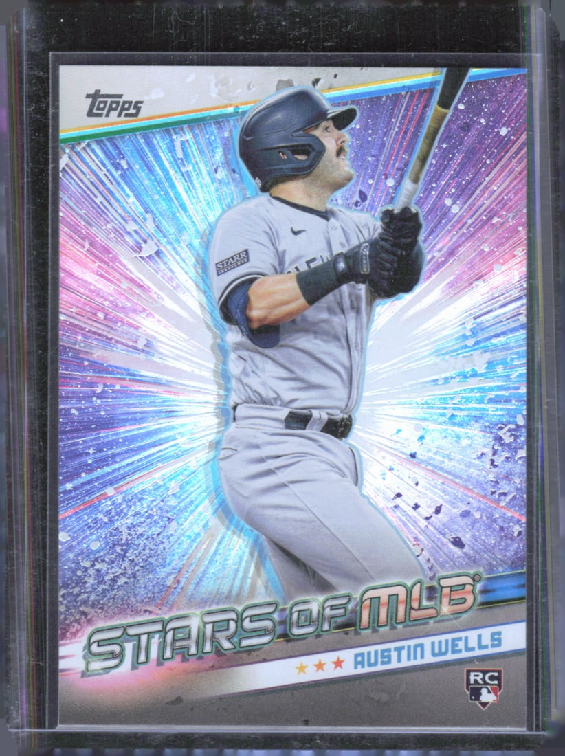Austin Wells Rookie Card Stars of MLB 2024 Topps Update #SMLB-77 (1 of 2)