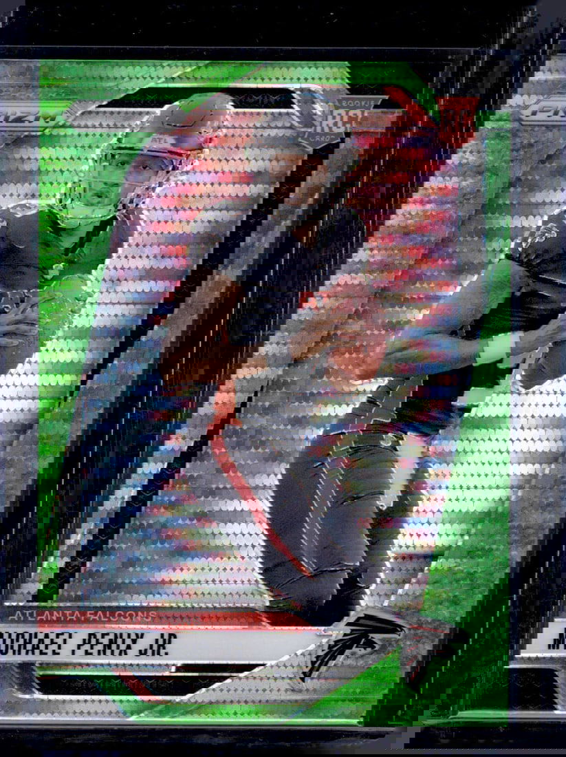 Michael Penix Jr. Neon Green Pulsar Prizm RC 2024 Panini Prizm #378: Michael Penix Jr. Neon Green Pulsar Prizm RC 2024 Panini Prizm #378