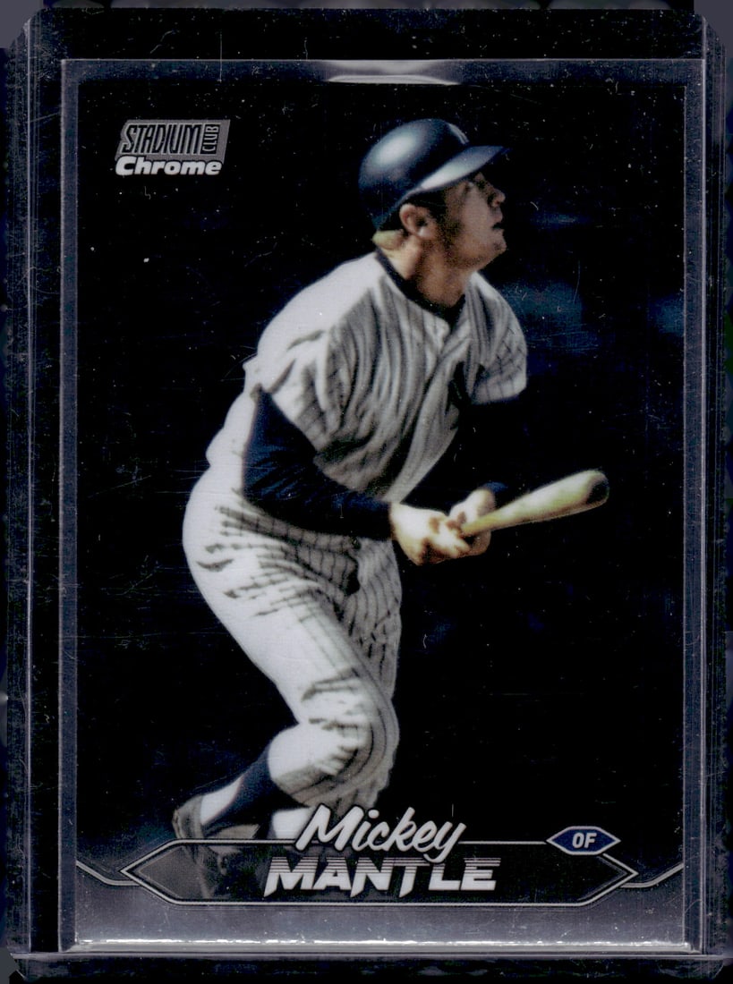 Mickey Mantle 2024 Topps Stadium Club Chrome #136: Mickey Mantle 2024 Topps Stadium Club Chrome #136