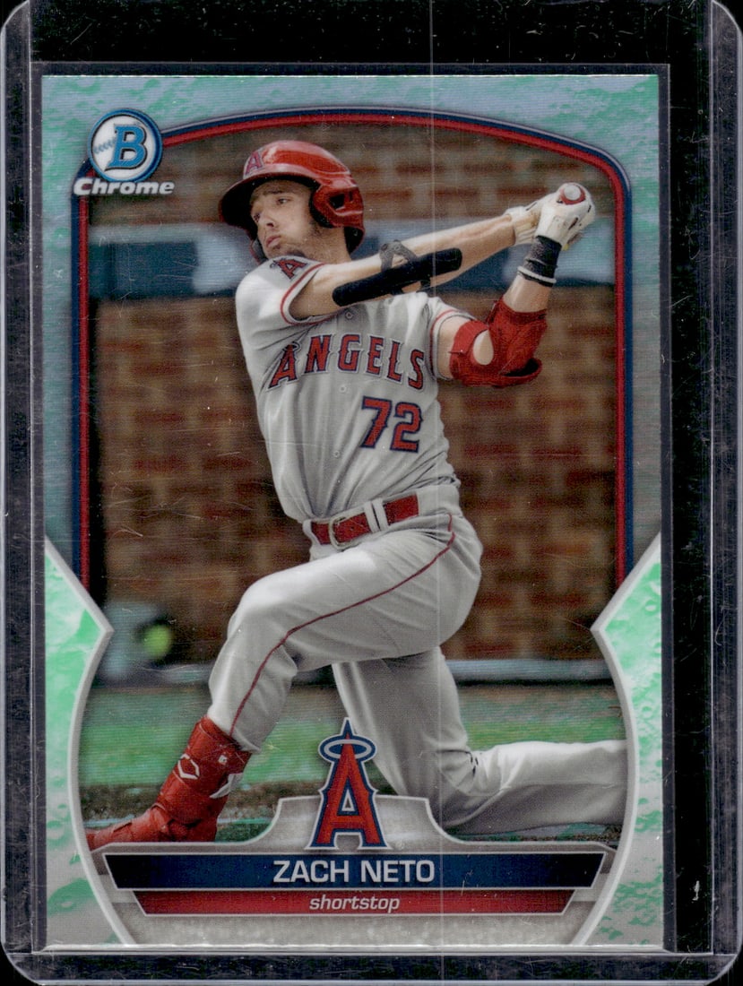 Zach Neto Lunar Glow Prospects 2023 Bowman Chrome Prospects #BCP-64: Zach Neto Lunar Glow Prospects 2023 Bowman Chrome Prospects #BCP-64