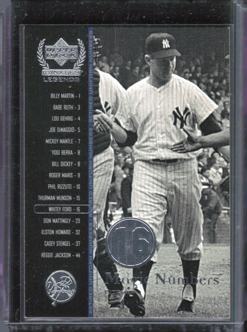 Whitey Ford MasterpieceSet 2000 Upper Deck Yankees Legends #61: Whitey Ford MasterpieceSet 2000 Upper Deck Yankees Legends #61