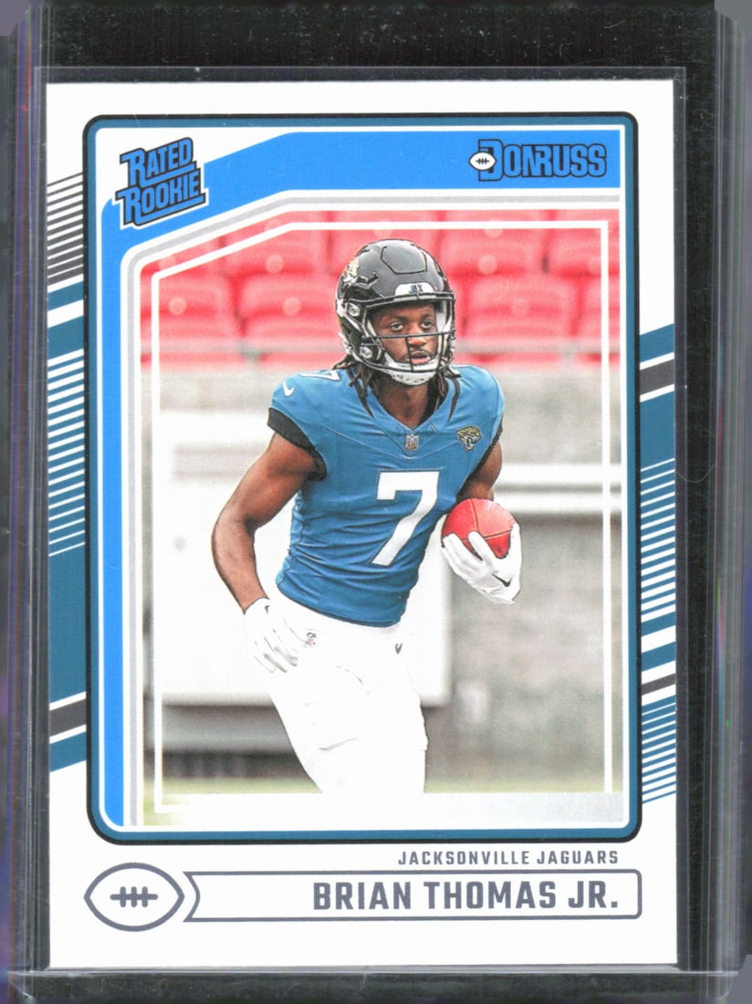 Brian Thomas Jr. Rookie 2024 Donruss #313: Brian Thomas Jr. Rookie 2024 Donruss #313