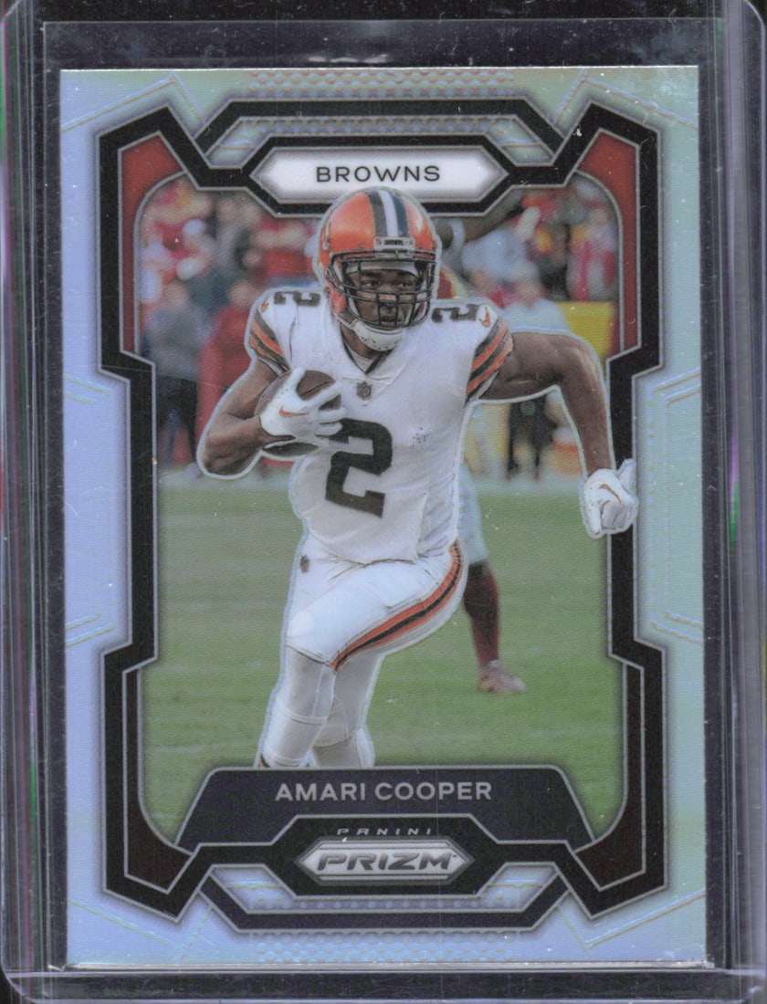 Amari Cooper Silver 2023 Panini Prizm #64: Amari Cooper Silver 2023 Panini Prizm #64