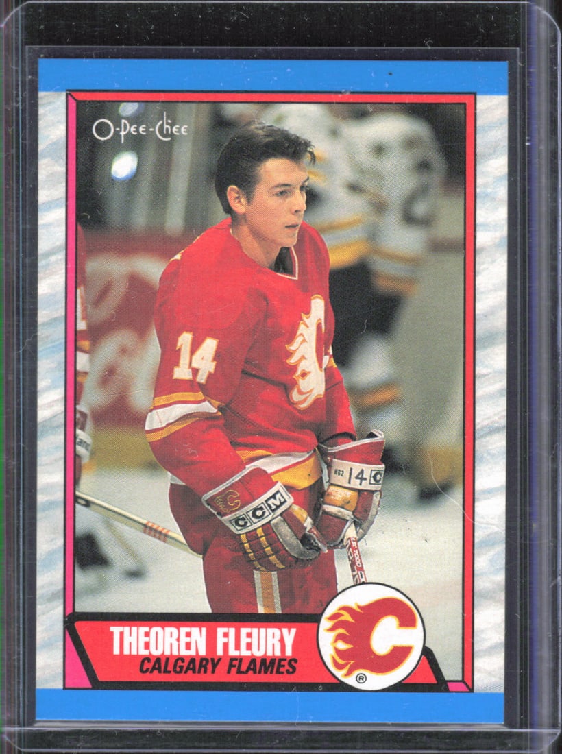 Theoren Fleury Rookie 1989-90 O-Pee-Chee Vintage #232 (1 of 2)