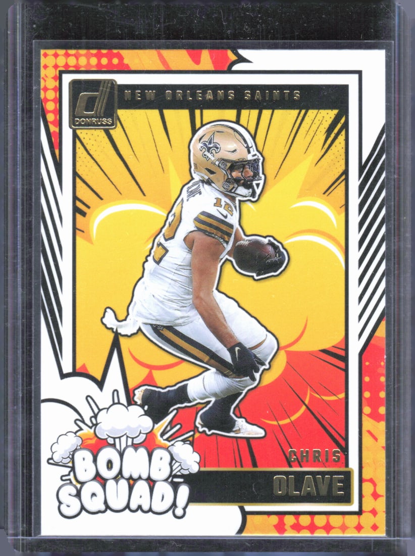 Chris Olave Bomb Squad 2024 Donruss #30: Chris Olave Bomb Squad 2024 Donruss #30
