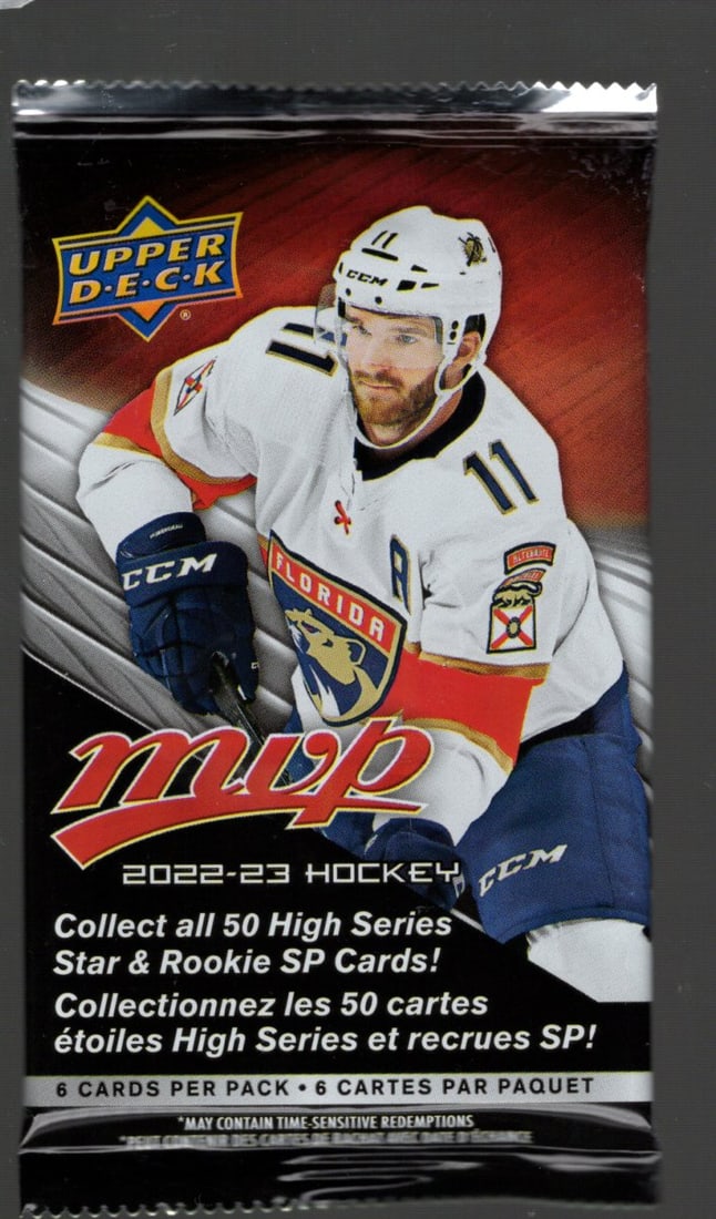 2022-23 Upper Deck MVP Hockey Retail Box Pack - Collect all 50 SP Star & Rookie SP Cards (1 of 1)
