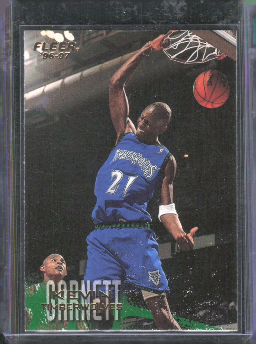 Kevin Garnett 1996-97 Fleer #216: Kevin Garnett 1996-97 Fleer #216