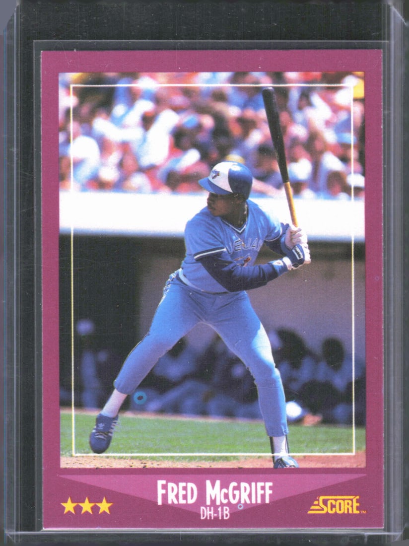 Fred McGriff Rookie Card 1988 Score #107 (1 of 2)