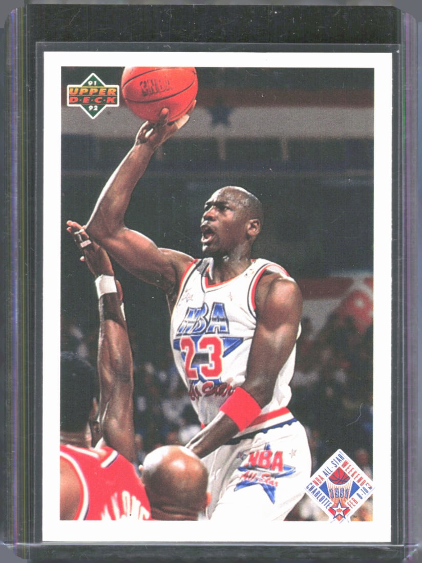 All-Star Checklist (Michael Jordan) 1991-92 Upper Deck Vintage #48 (1 of 2)