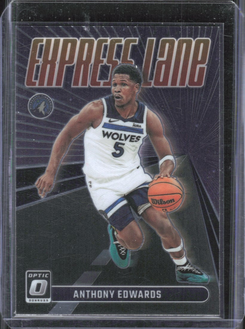 Anthony Edwards Express Lane 2023-24 Donruss Optic #24 (1 of 2)