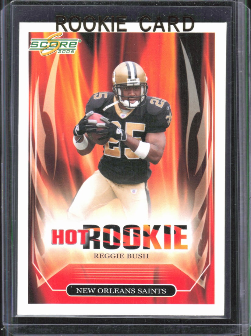 Reggie Bush Hot Rookies Scorecard 2006 Score #4: Reggie Bush Hot Rookies Scorecard 2006 Score #4