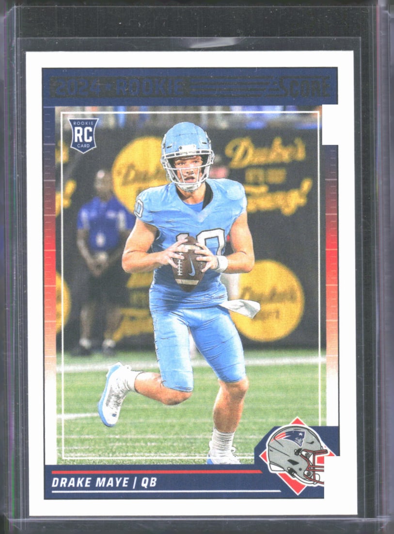 Drake Maye Rookie Scorecard 2024 Score #303: Drake Maye Rookie Scorecard 2024 Score #303