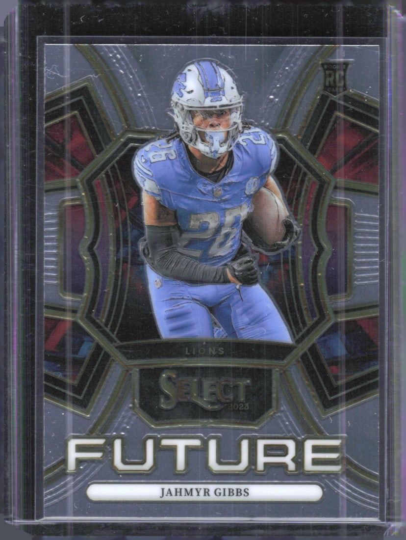 Jahmyr Gibbs Rookie Card Select Future 2023 Panini Select #FUT-JGI (1 of 2)