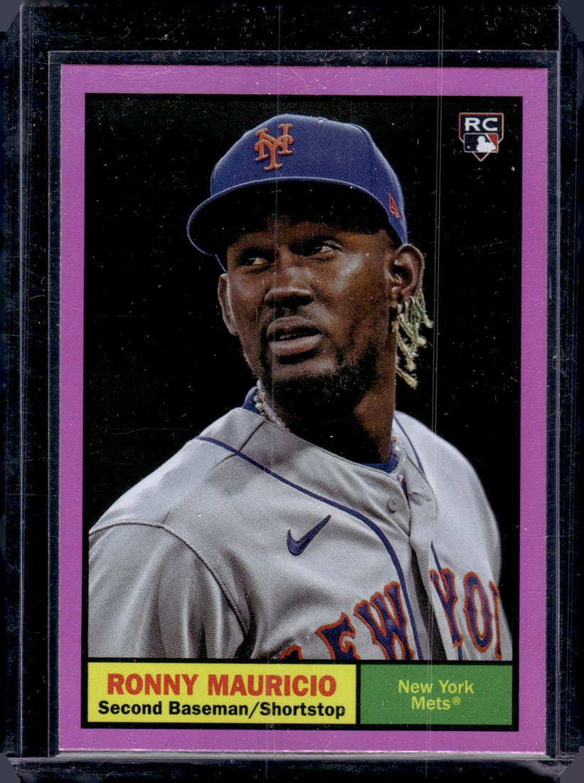 Ronny Mauricio Pink Foilboard RC 2024 Topps Archives #49: Ronny Mauricio Pink Foilboard RC 2024 Topps Archives #49
