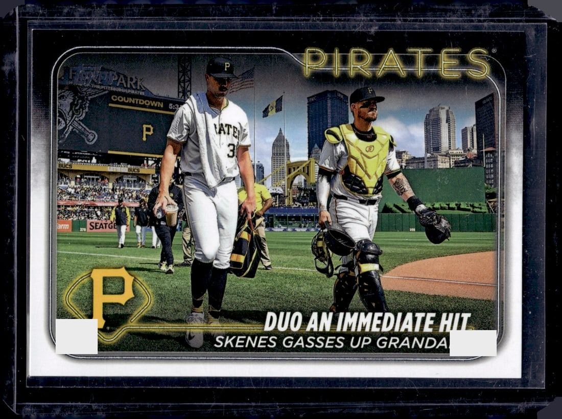 Paul Skenes RC w Grandal 2024 Topps Update #US160: Paul Skenes RC w Grandal 2024 Topps Update #US160