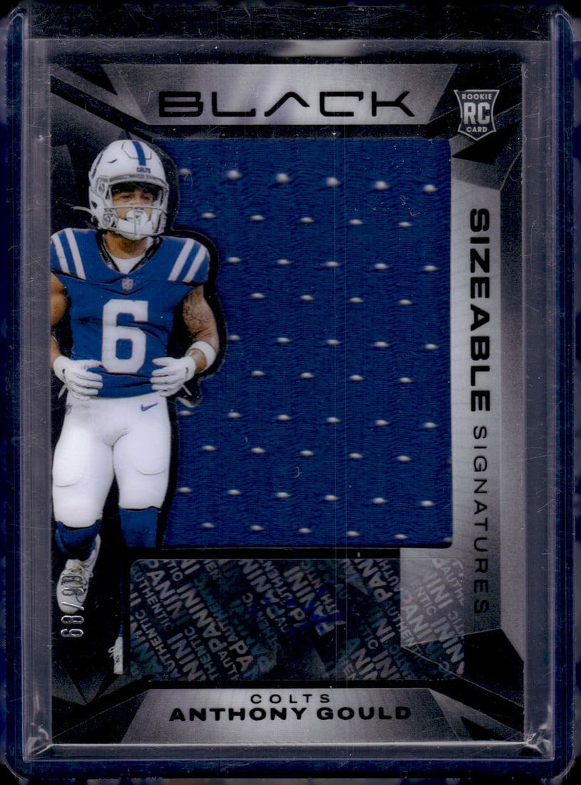 Anthony Gould Rookie Patch Auto /99 2024 Panini Black #SSR-AGD (1 of 2)