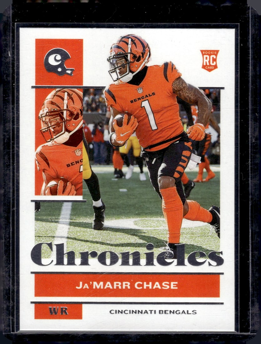 Ja'Marr Chase RC 2021 Panini Chronicles #17: Ja'Marr Chase RC 2021 Panini Chronicles #17