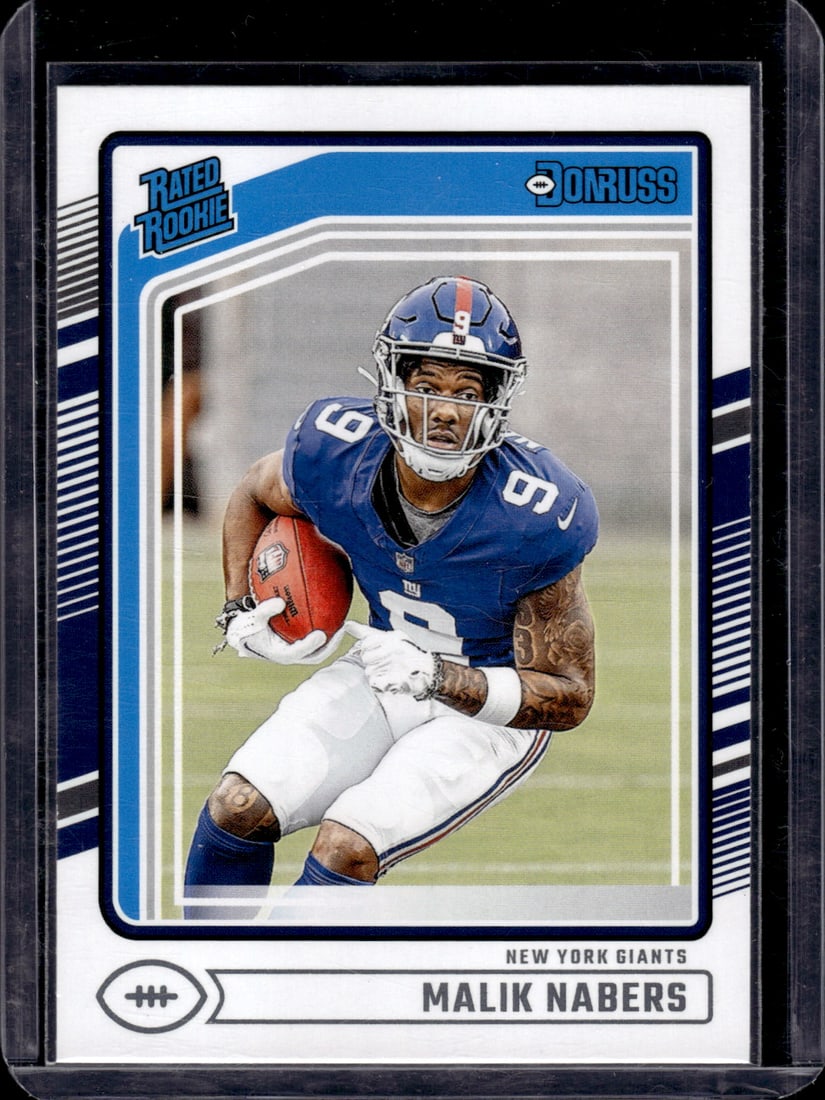 Malik Nabers RC 2024 Panini Donruss #383: Malik Nabers RC 2024 Panini Donruss #383