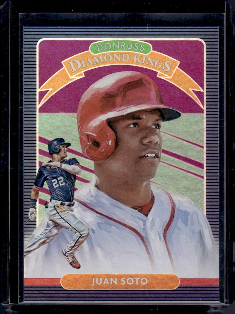 Juan Soto Diamond Kings Holo Foil 2020 Panini Donruss #23: Juan Soto Diamond Kings Holo Foil 2020 Panini Donruss #23
