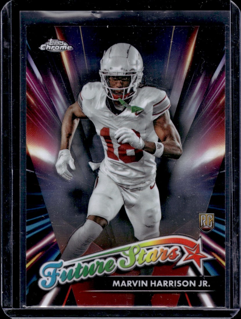 Marvin Harrison Jr. Future Stars RC 2024 Topps Chrome #FS-8: Marvin Harrison Jr. Future Stars RC 2024 Topps Chrome #FS-8