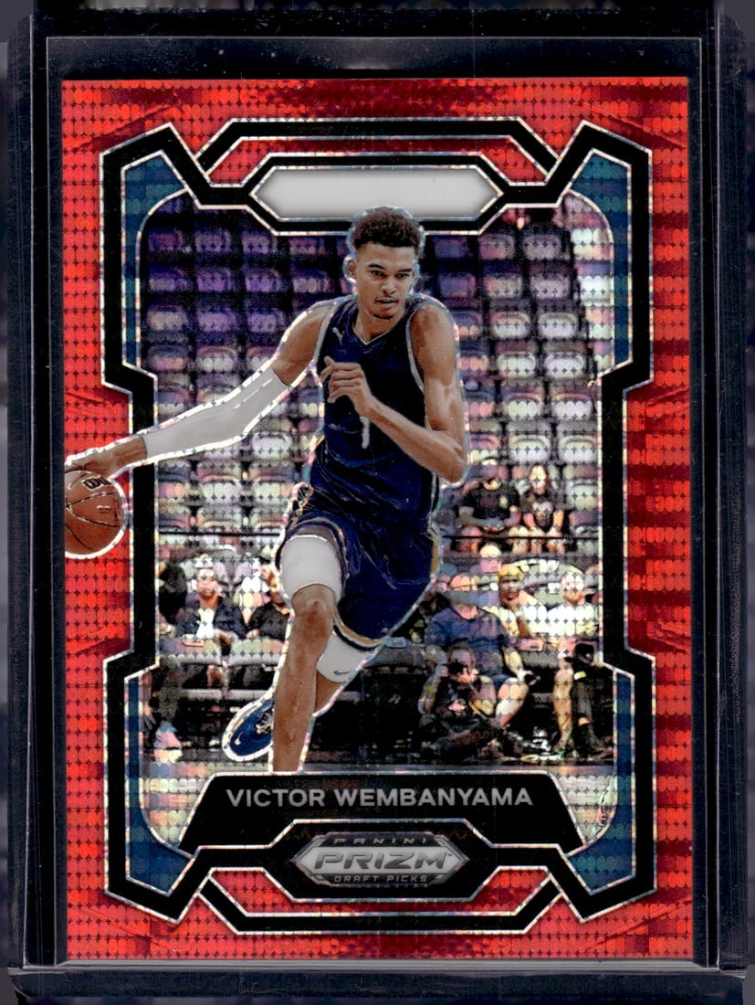Victor Wembanyama Red Pulsar Prizm /299 2024 Panini Prizm Draft Picks #99: Victor Wembanyama Red Pulsar Prizm /299 2024 Panini Prizm Draft Picks #99