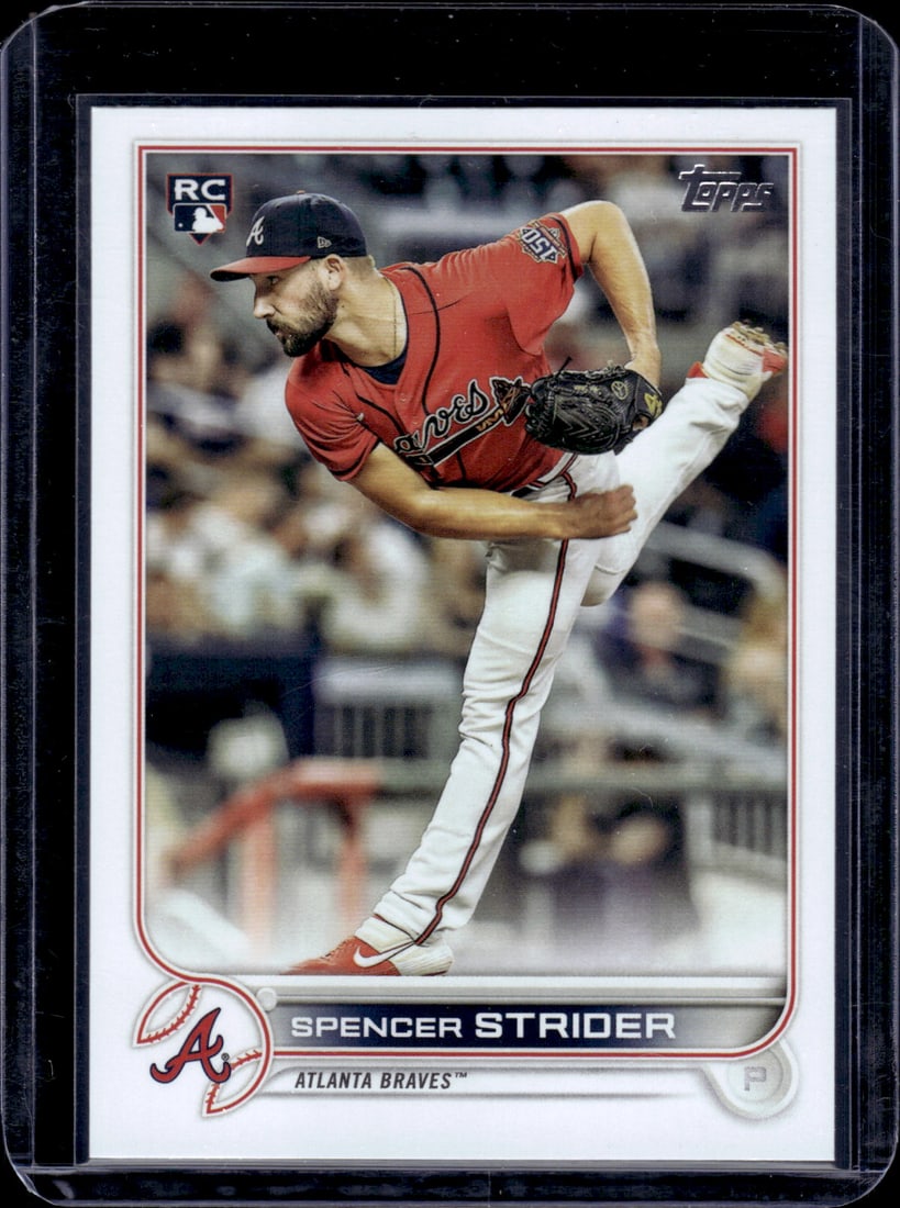 Spencer Strider RC 2022 Topps #509: Spencer Strider RC 2022 Topps #509