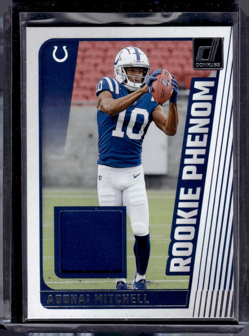 Adonai Mitchell RC Patch 2024 Panini Donruss #RPJ-AMI (1 of 2)