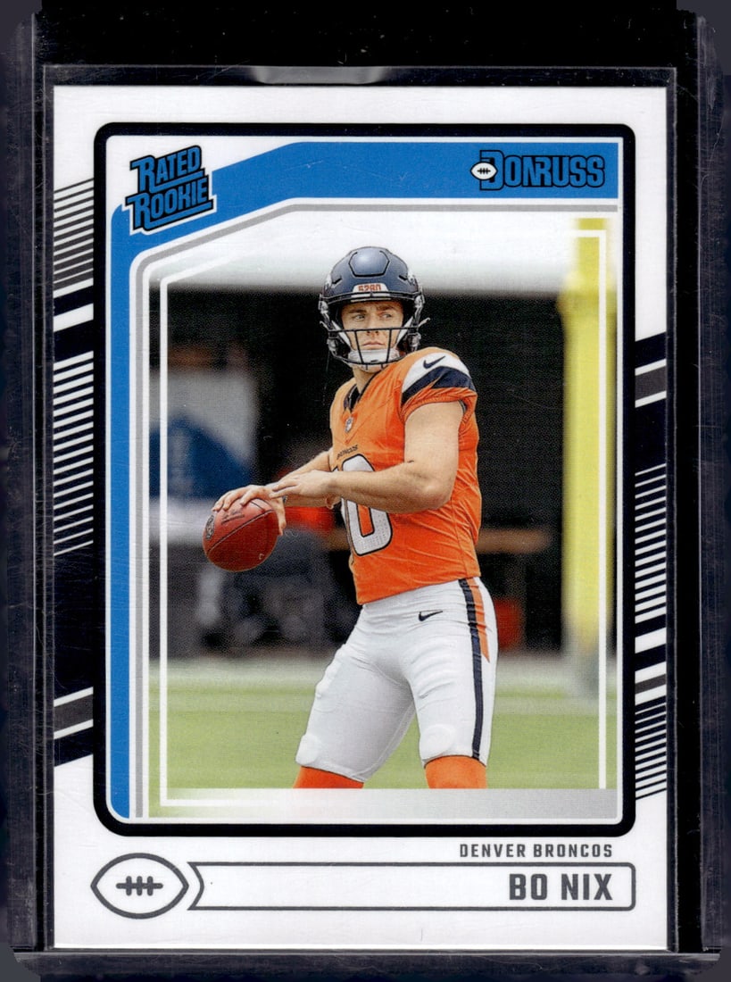 Bo Nix RC 2024 Panini Donruss #369: Bo Nix RC 2024 Panini Donruss #369