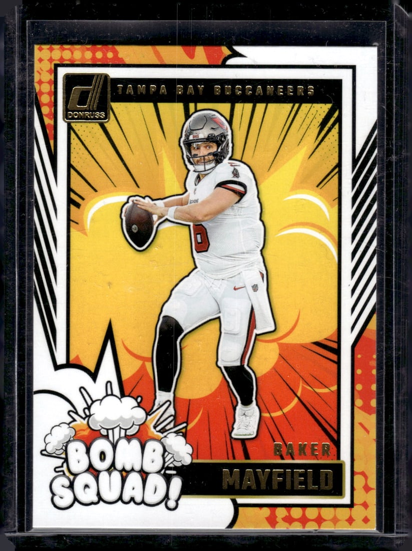 Baker Mayfield Bomb Squad 2024 Panini Donruss #14: Baker Mayfield Bomb Squad 2024 Panini Donruss #14