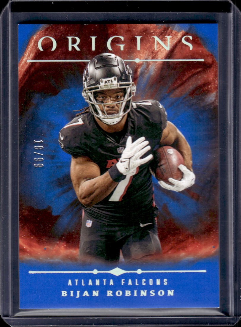 Bijan Robinson Blue /99 2024 Panini Origins #6: Bijan Robinson Blue /99 2024 Panini Origins #6