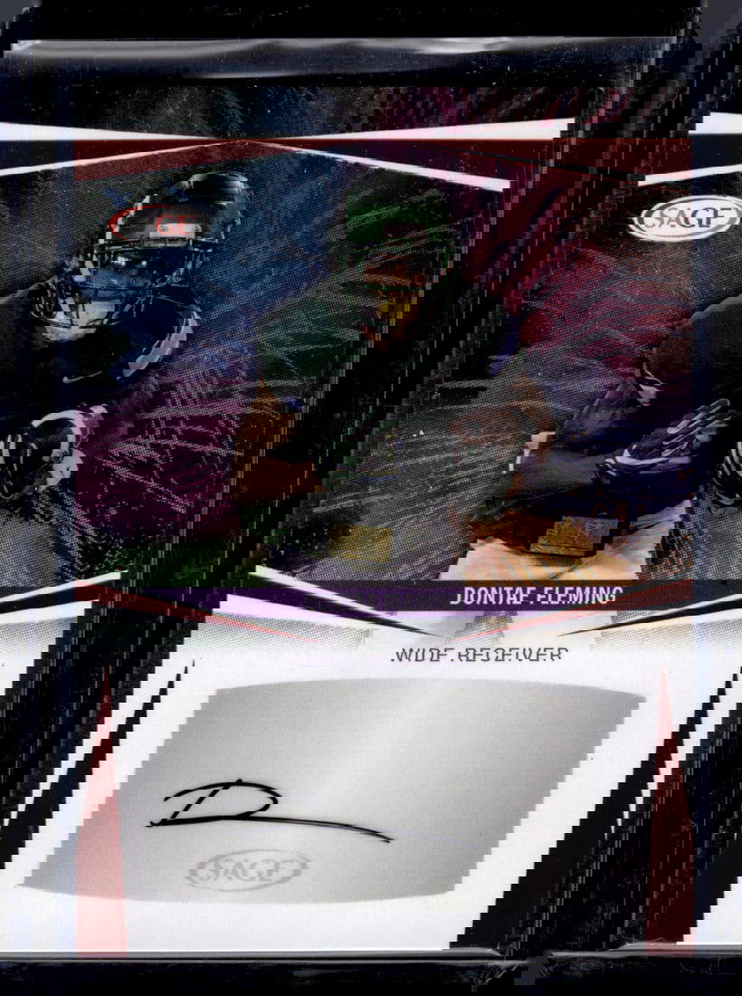 Dontae Fleming Auto 2025 Sage #A-DF (1 of 2)