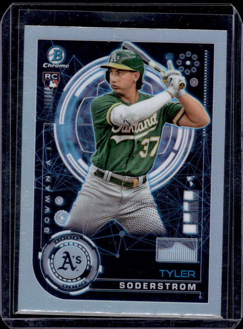 Tyler Soderstrom AI Refractor RC 2024 Bowman Chrome #BAI-4 (1 of 2)