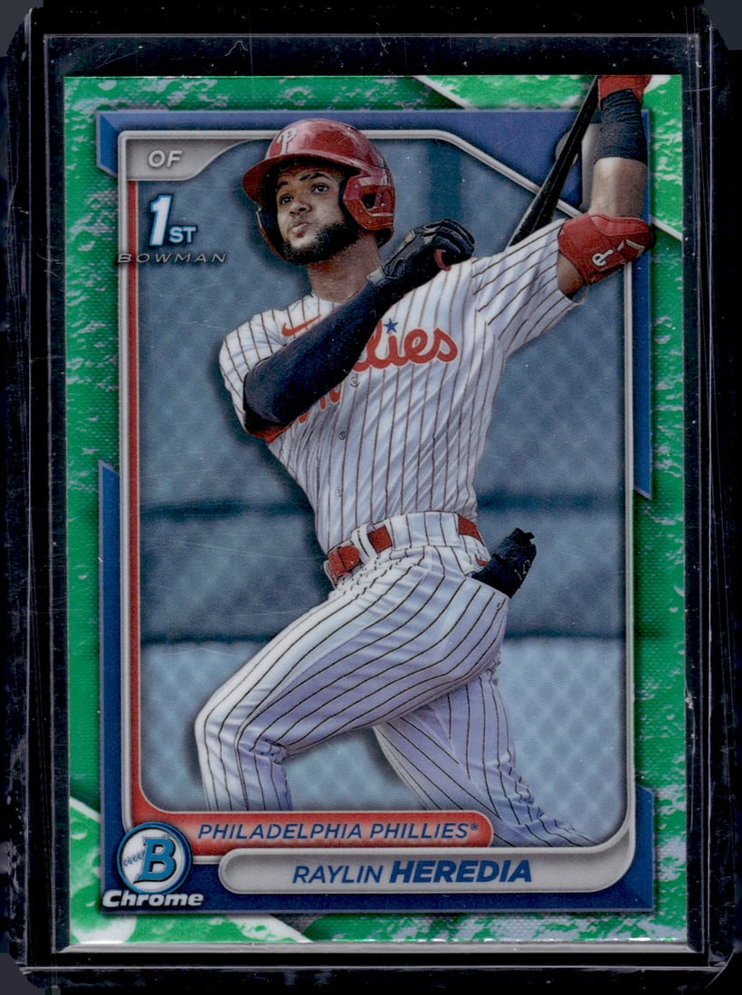 Raylin Heredia 1st Bowman Chrome Lunar Glow Refractor 2024 Bowman Chrome #BCP-146: Raylin Heredia 1st Bowman Chrome Lunar Glow Refractor 2024 Bowman Chrome #BCP-146