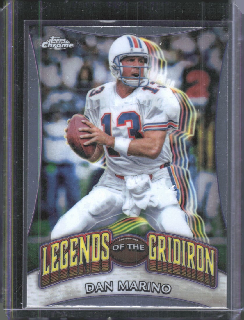 Dan Marino Legends of the Gridiron 2024 Topps Chrome #LOG-12: Dan Marino Legends of the Gridiron 2024 Topps Chrome #LOG-12