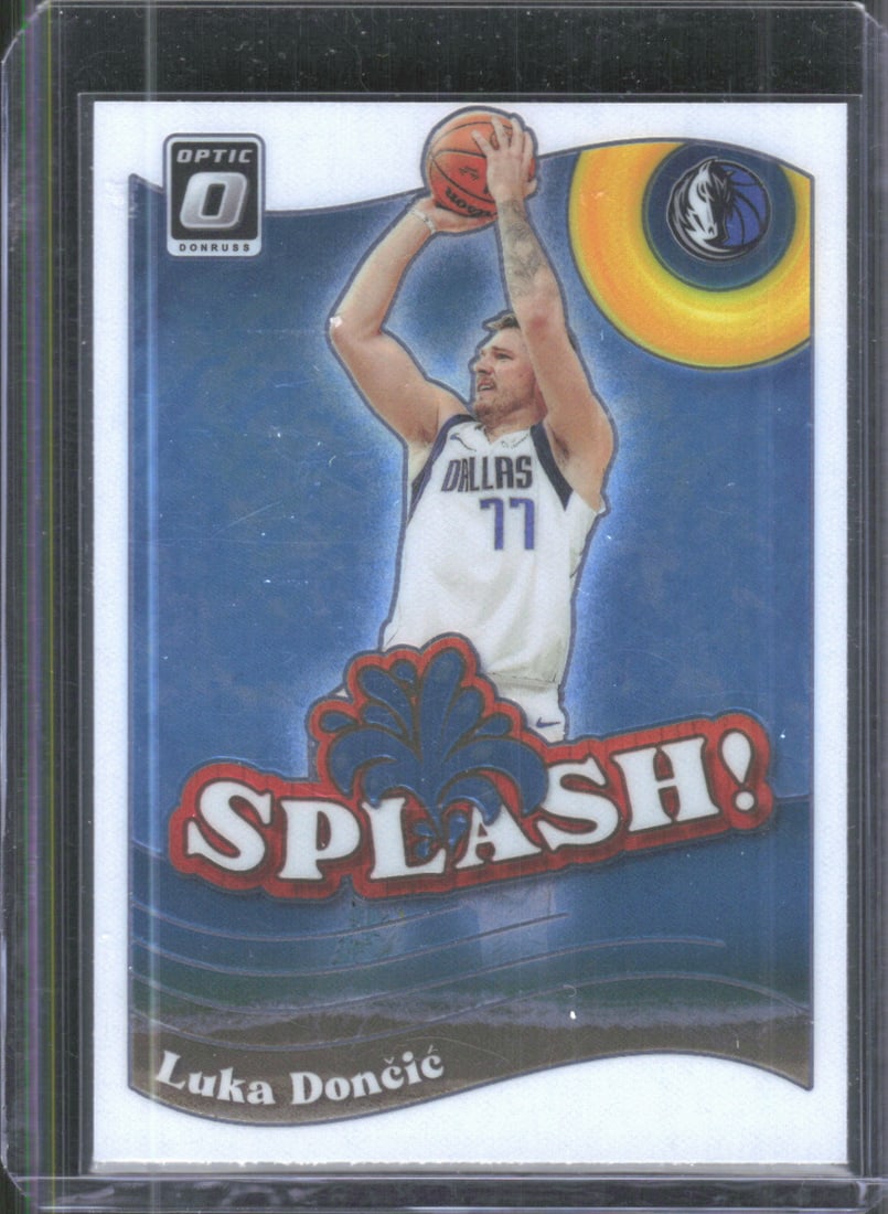 Luka Doncic Splash 2023-24 Donruss Optic #5 (1 of 2)