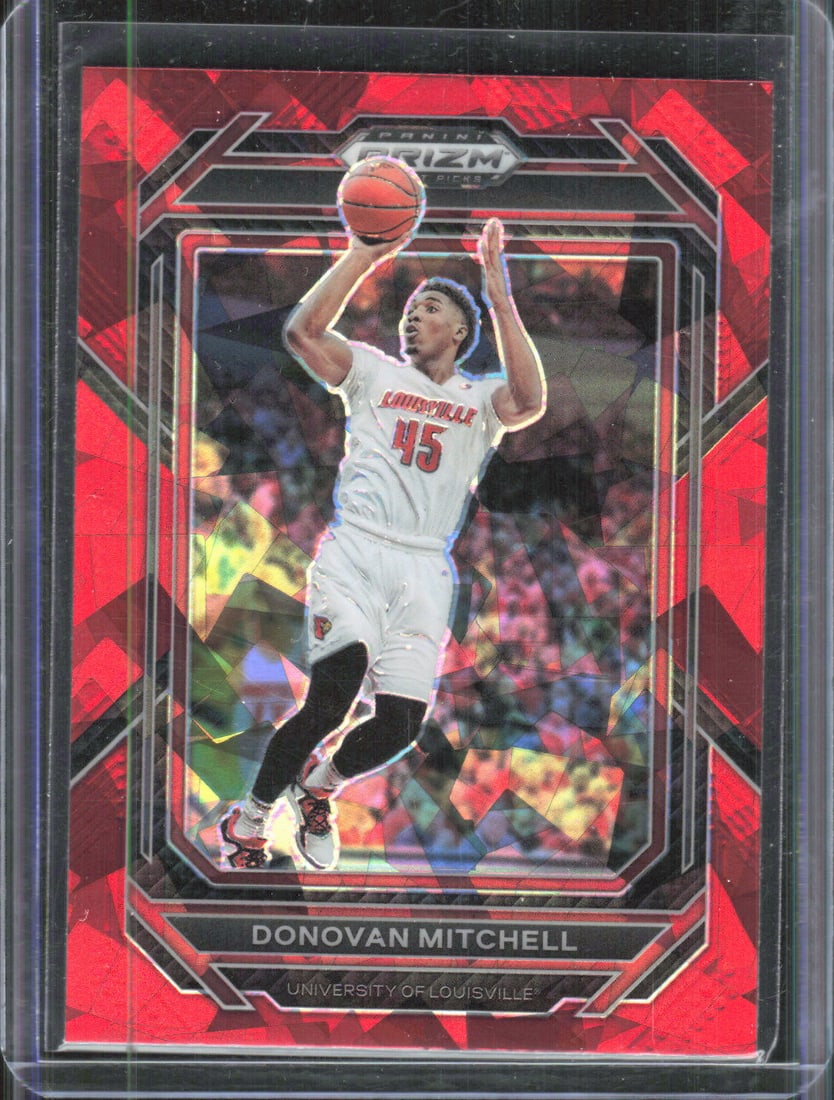 Donovan Mitchell Red Ice 2023 Panini Prizm Draft Picks #66 (1 of 2)