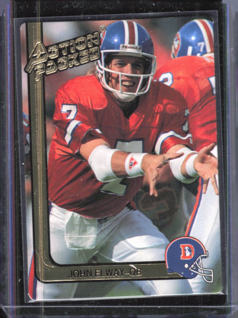 John Elway 24K Gold 1991 Action Packed Vintage #14G (1 of 2)