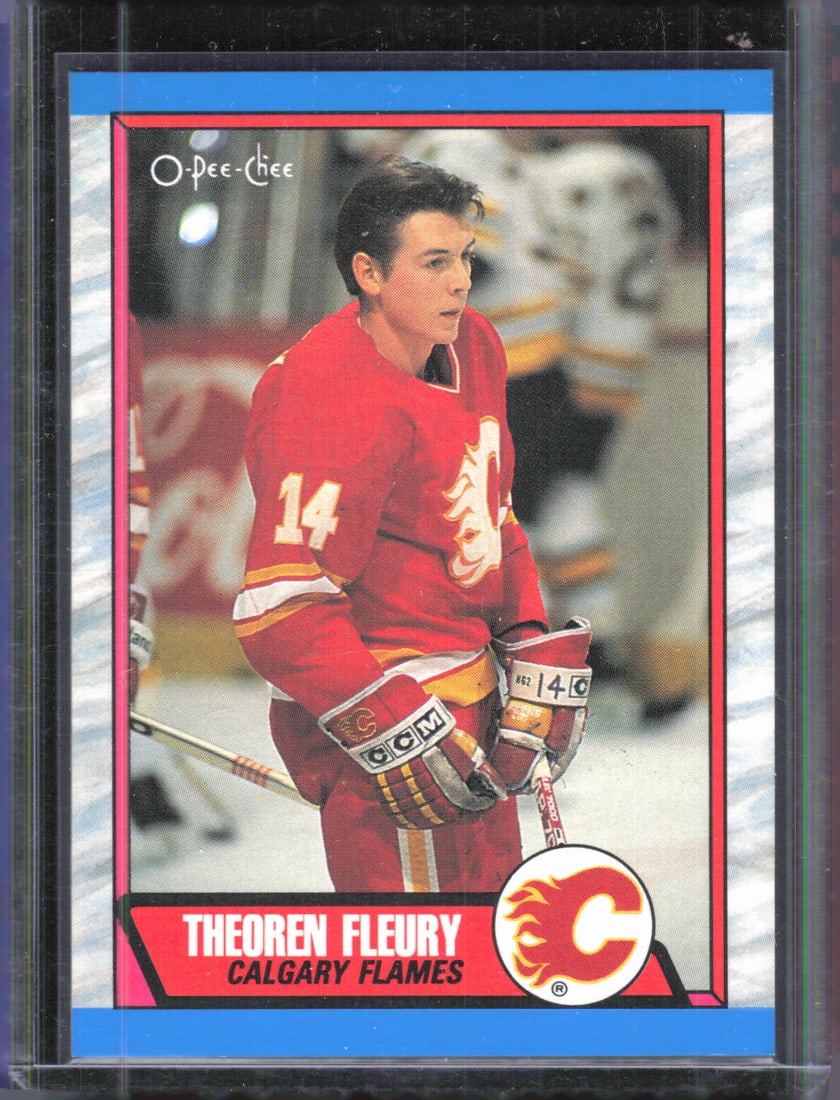 Theoren Fleury Rookie 1989-90 O-Pee-Chee Vintage #232 (1 of 2)
