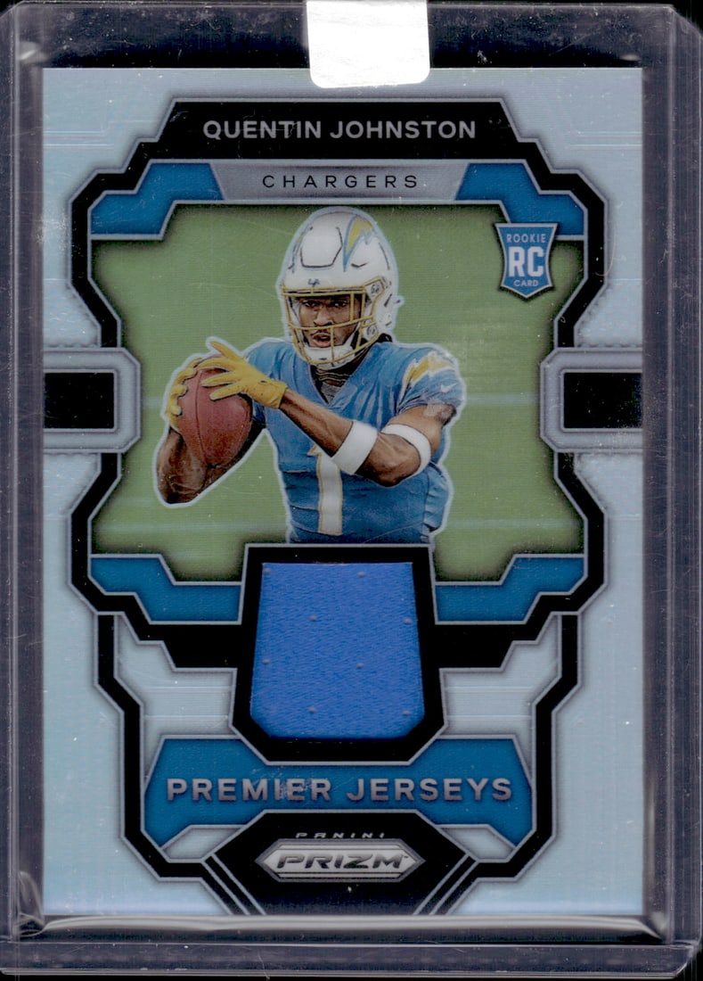 Quentin Johnston Silver Prizm RC Patch 2023 Panini Prizm #PJ-QJ (1 of 2)