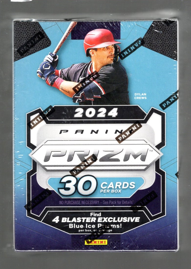 2024-25 Panini Prizm Baseball Blaster Box - Paul Skenes, Elly De La Cruz, Blue Cracked Ice: 2024-25 Panini Prizm Baseball Blaster Box - Paul Skenes, Elly De La Cruz, Blue Cracked Ice