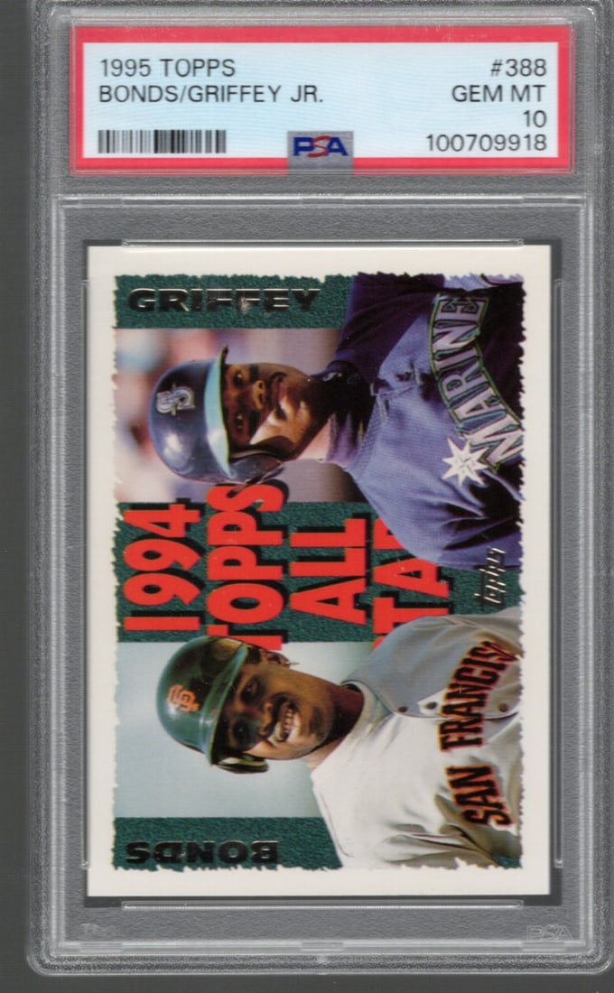 Ken Griffey Jr./Barry Bonds 1994 Topps All Team 1995 Topps #388 PSA 10 GEM MINT (1 of 2)
