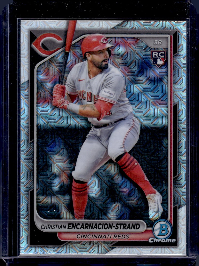 Christian Encarnacion-Strand Mojo Refractor RC 2024 Bowman Chrome #91 (1 of 2)