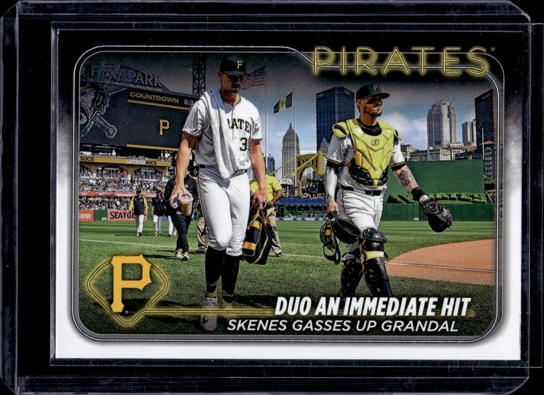 Paul Skenes RC w Grandal 2024 Topps Update #US160: Paul Skenes RC w Grandal 2024 Topps Update #US160