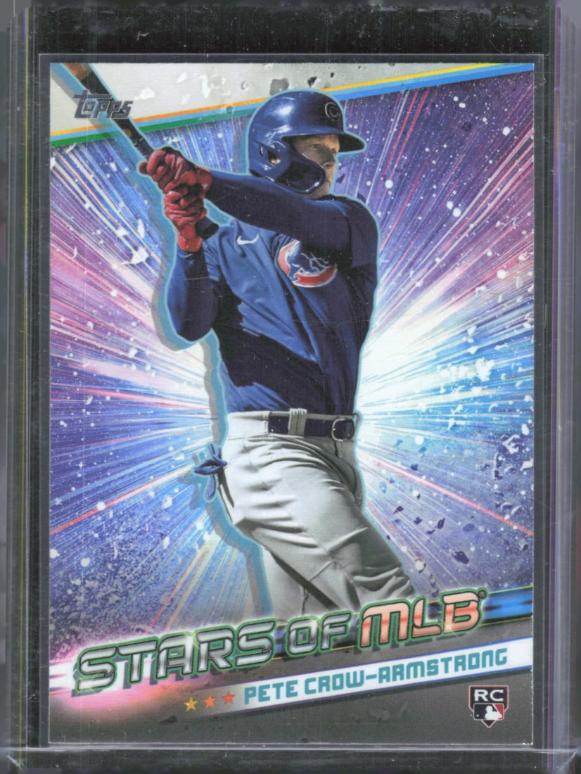 Pete Crow-Armstrong Stars of MLB 2024 Topps #SLMB-25: Pete Crow-Armstrong Stars of MLB 2024 Topps #SLMB-25