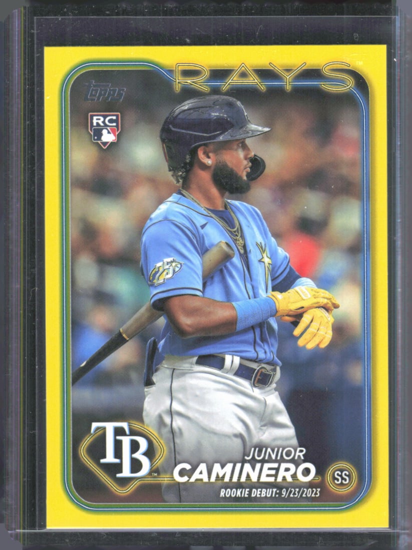 Junior Caminero Yellow Border RC 2024 Topps Update #US223 (1 of 2)